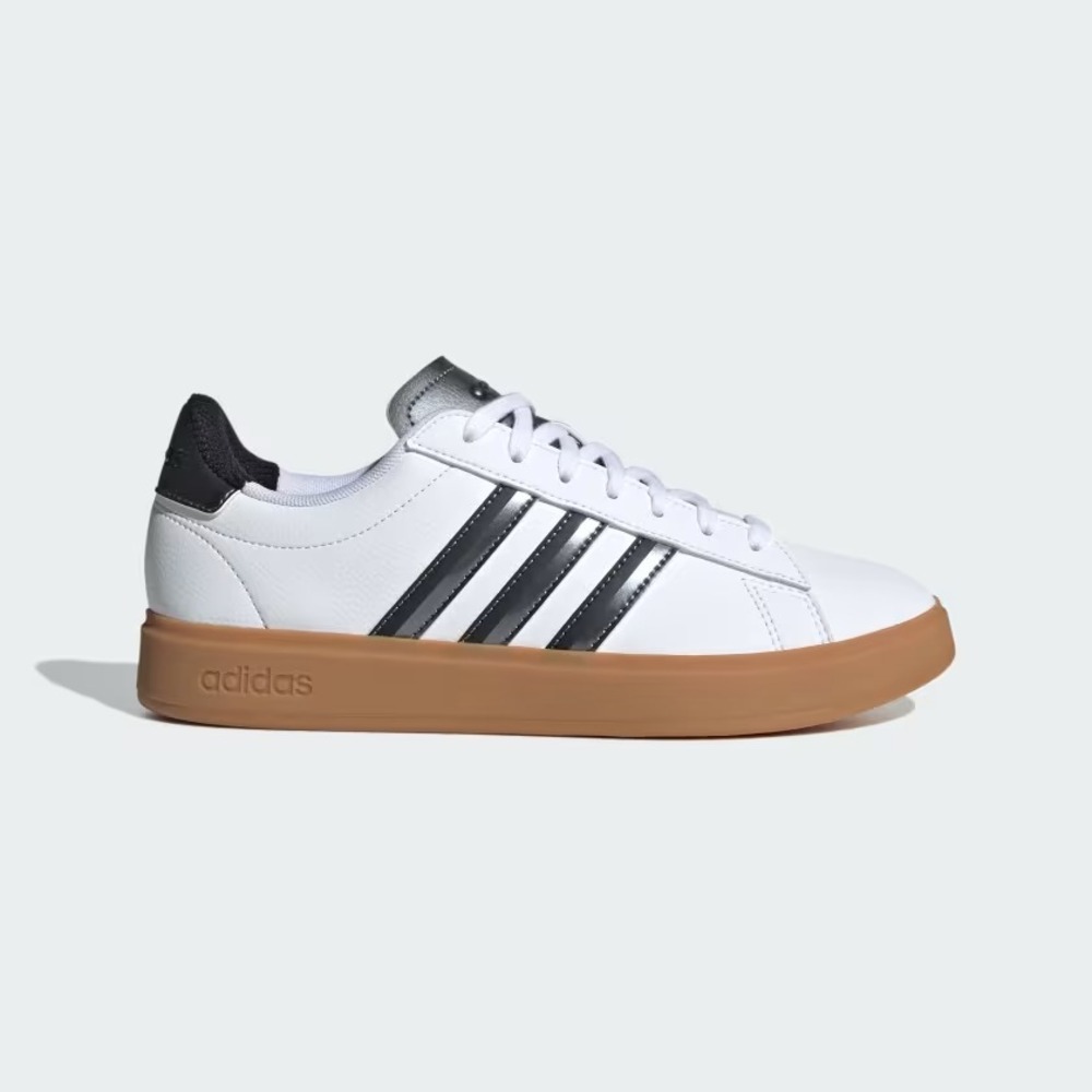 Adidas Grand Court 2.0 White/Black Gum Sole JH8683 Women's Size 6 - Picture 3 of 7